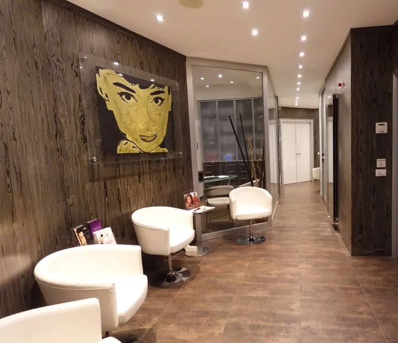 La sala d'attesa dello studio FI Multicare a Milano