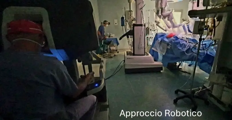 La chirurgia robotica nella riparazione della parete